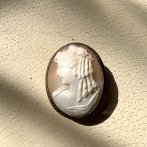Shell Cameo pendent and brooch